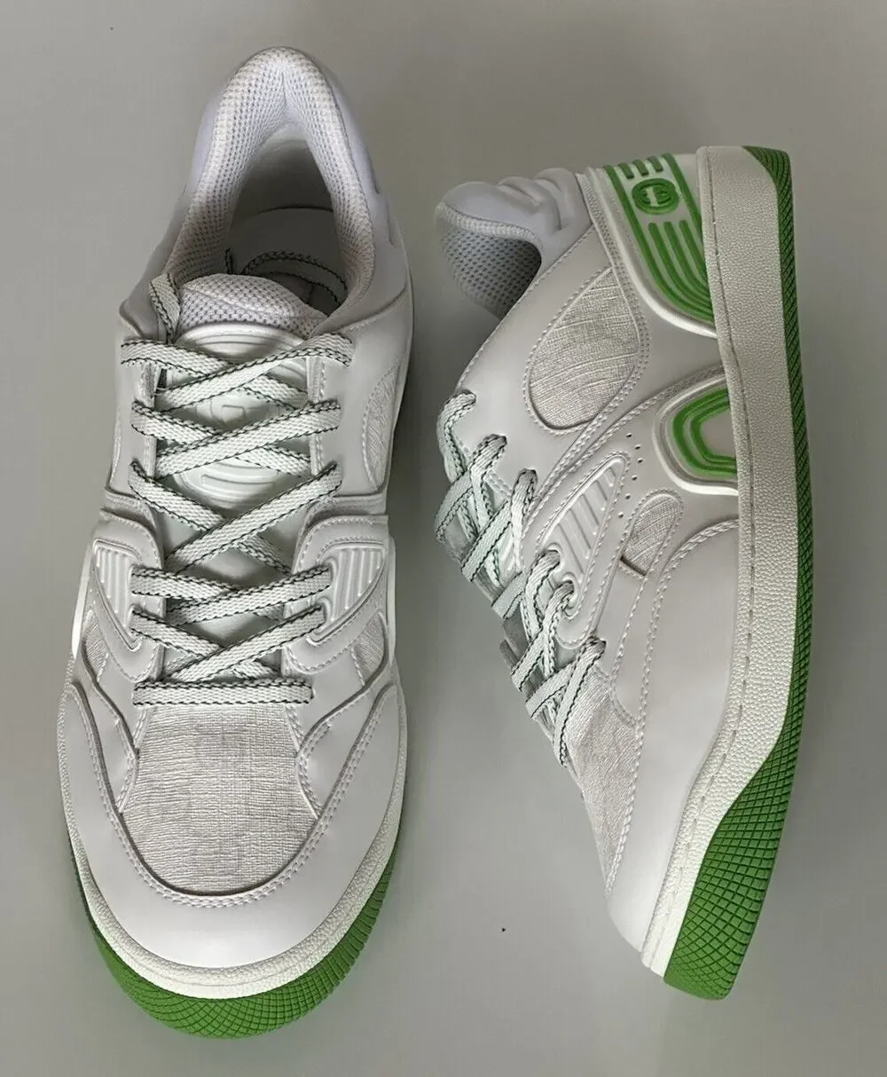 Gucci Demetra GG Men's Low-top Green/White Sneakers 6.5 US (Gucci 6) 698785 NIB